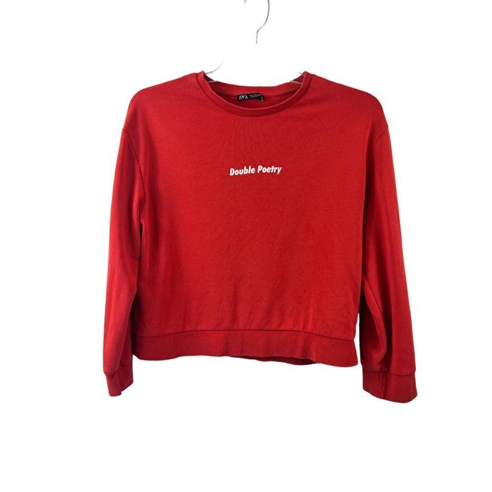 Zara Women's Double Poetry Short Sweater